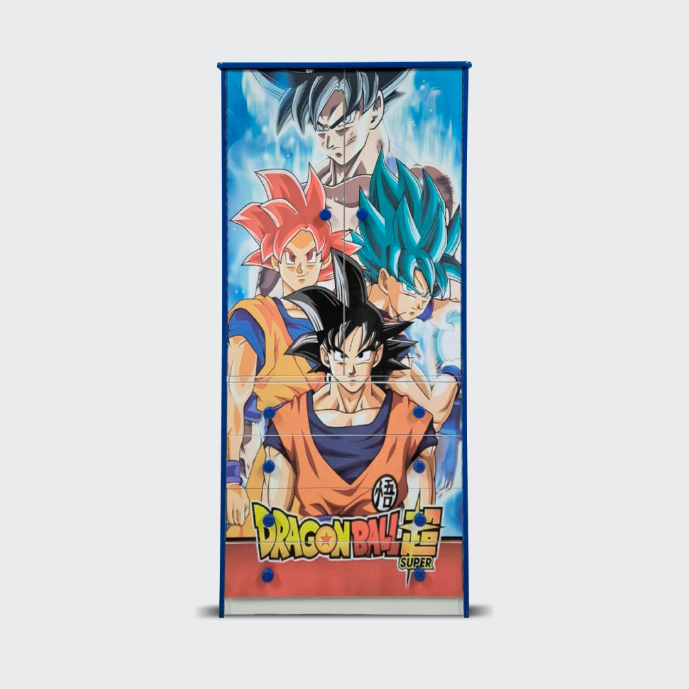 Closet de 2 puertas 4 cajones Goku Dragon Ball Super