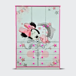 Closet de 3 puertas y 8 cajones Baby Minnie Sleep
