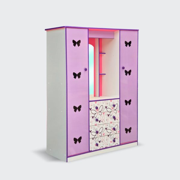 Peinador de 2 puertas 4 Cajones Mariposas - Imagen 2