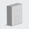 Closet de 4 puertas y 4 cajones personalizable