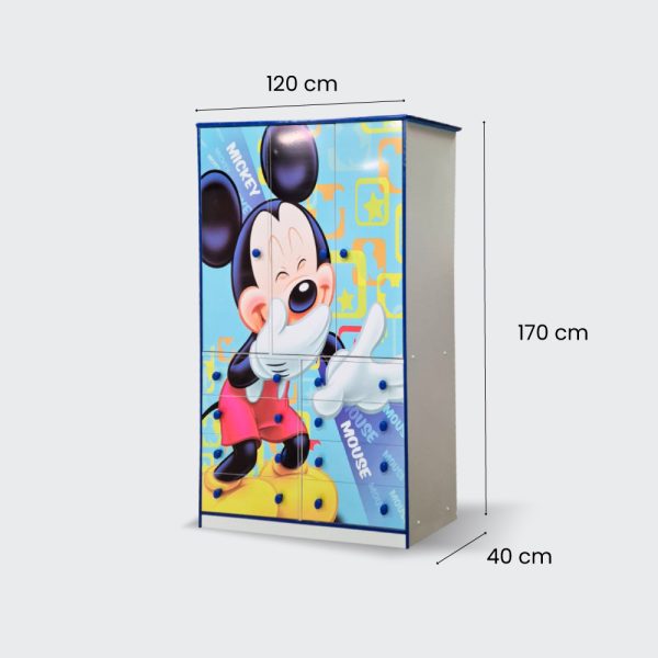 Closet de 3 puertas y 8 cajones Mickey Risas - Imagen 3