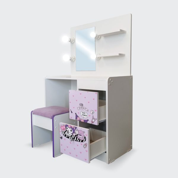 Tocador Infantil Hollywood Kuromi Chat - Imagen 3