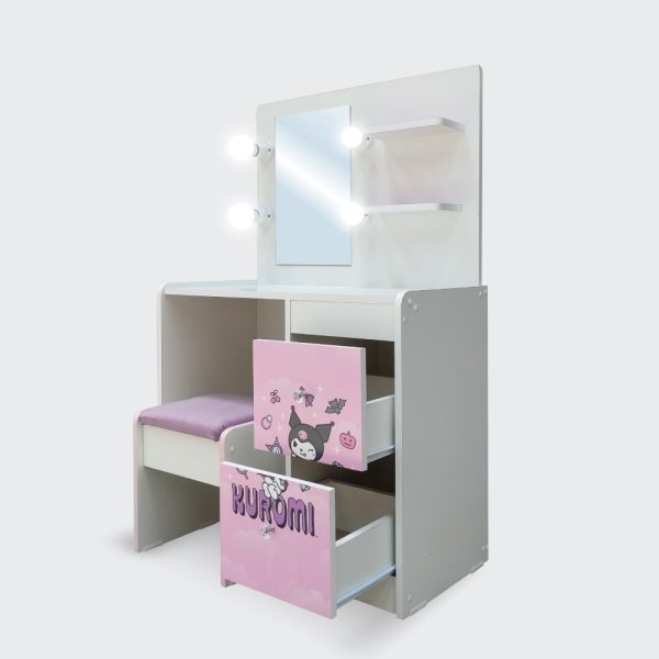 Tocador Infantil Hollywood Kuromi pink - Imagen 3