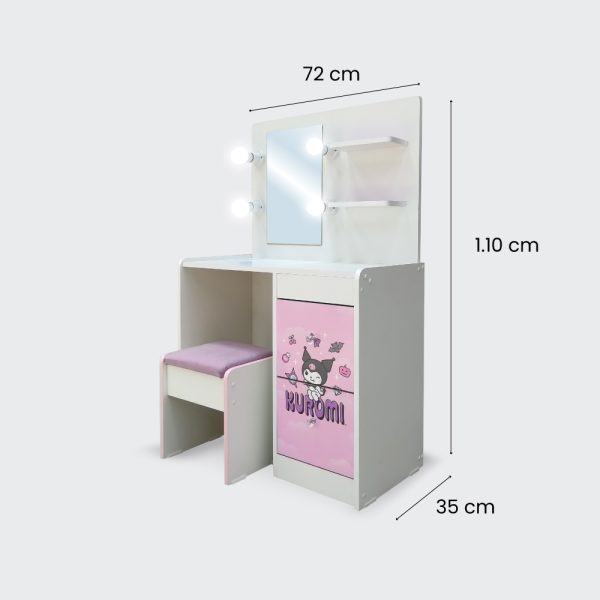 Tocador Infantil Hollywood Kuromi pink - Imagen 4