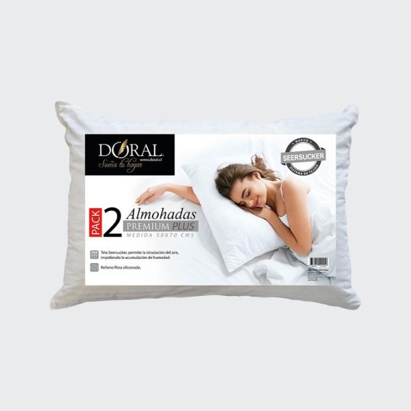 Pack 2 Almohadas Premium Plus Seersucker