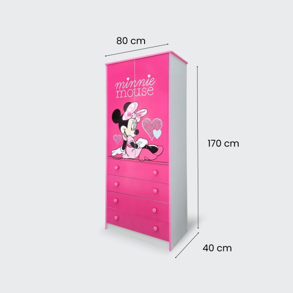 Closet de 2 puertas 4 cajones Minnie Mouse - Imagen 3