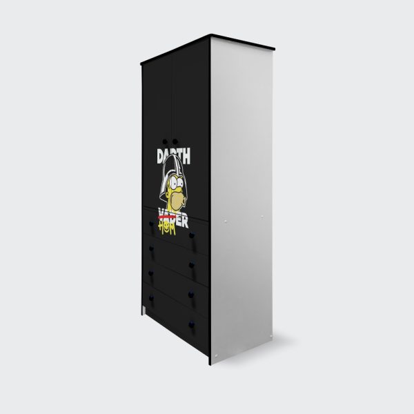 Closet de 2 puertas 4 cajones Darth Homer - Imagen 2