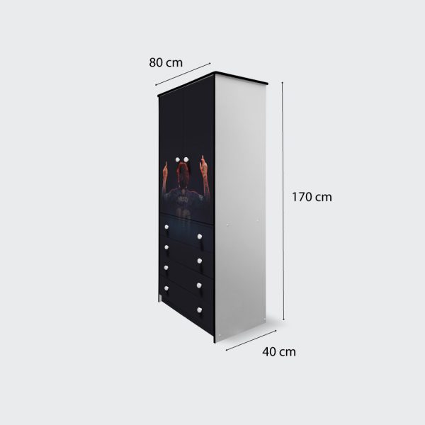 Closet de 2 puertas 4 cajones Messi celebración - Imagen 3