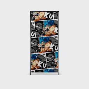 Closet de 2 puertas 4 cajones Sayian-Blue-Goku