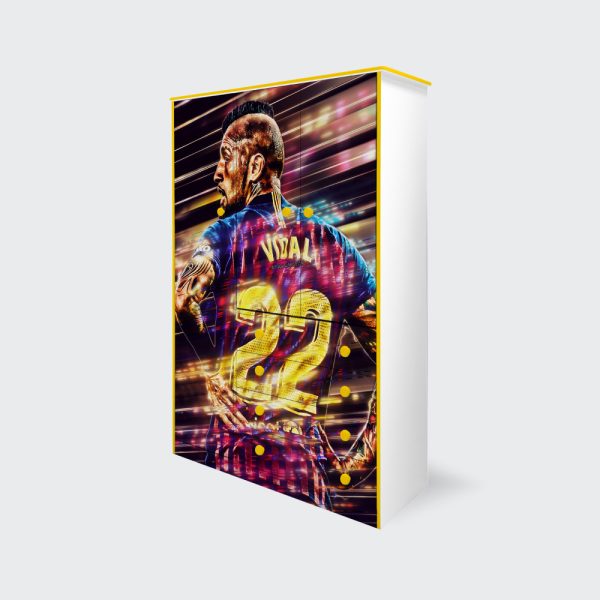 Closet de 3 puertas y 4 cajones Arturo Vidal Barcelona FC - Imagen 2