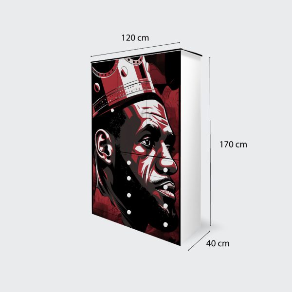 Closet de 3 puertas y 4 cajones King LeBron - Imagen 3