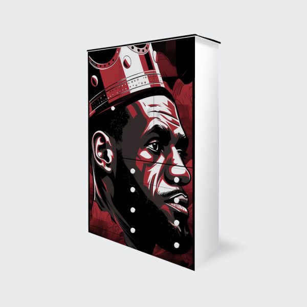 Closet de 3 puertas y 4 cajones King LeBron - Imagen 2