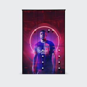 Closet de 3 puertas y 4 cajones Mbappé Paris Saint Germain
