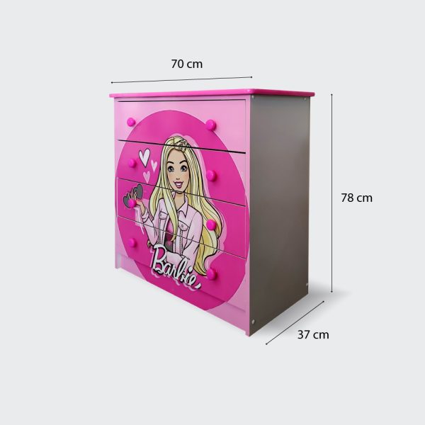 Cómoda de 4 cajones Barbie - Imagen 3