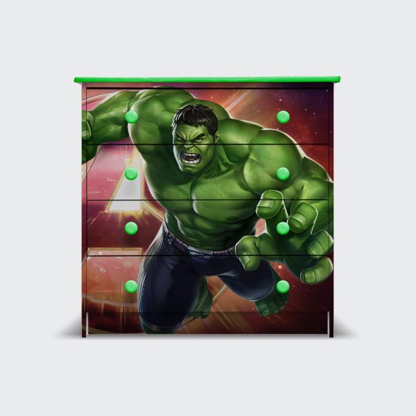 Cómoda de 4 cajones Hulk Comics