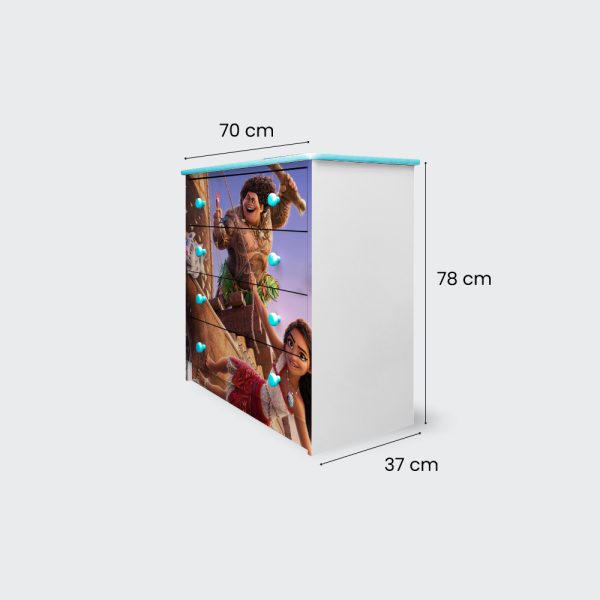 Cómoda de 4 cajones Moana On the way - Imagen 3