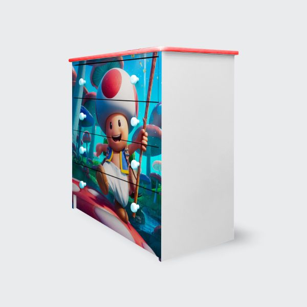 Cómoda de 4 cajones Toad Super Mario Bros - Imagen 2