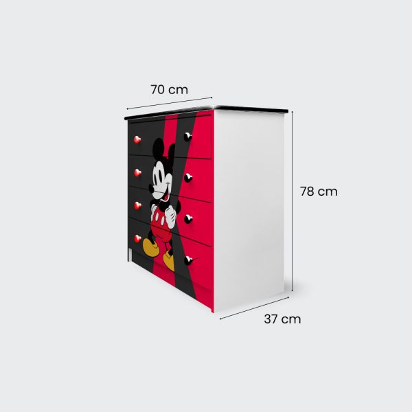 Cómoda de 4 cajones Classic Mickey - Imagen 3