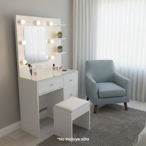 Tocador Hollywood 4 cajones