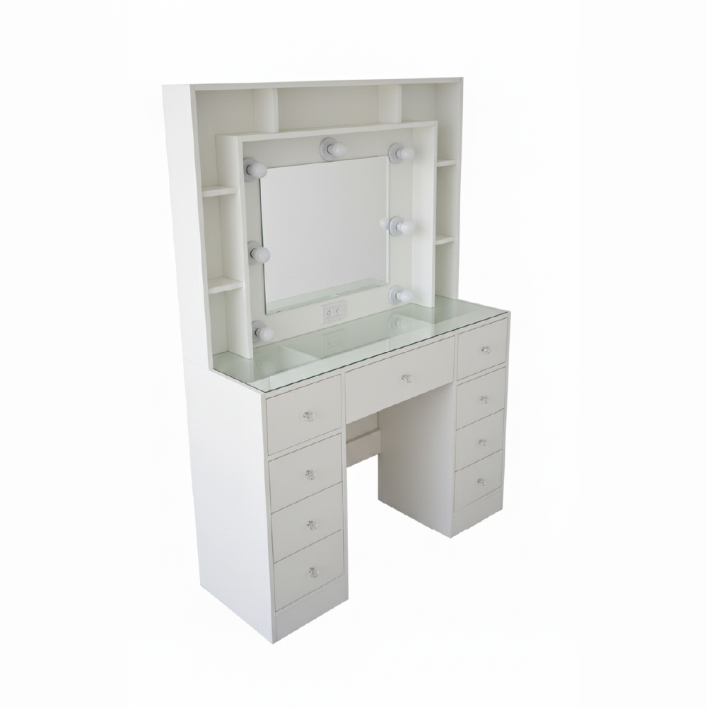 Tocador Hollywood repisero 9 cajones - Imagen 3